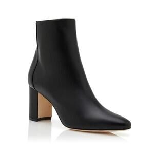 Manolo Blahnik Rosie Samba Ankle Boots in Black 40